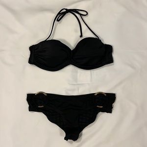 34b/XS Victoria’s Secret Black Bikini